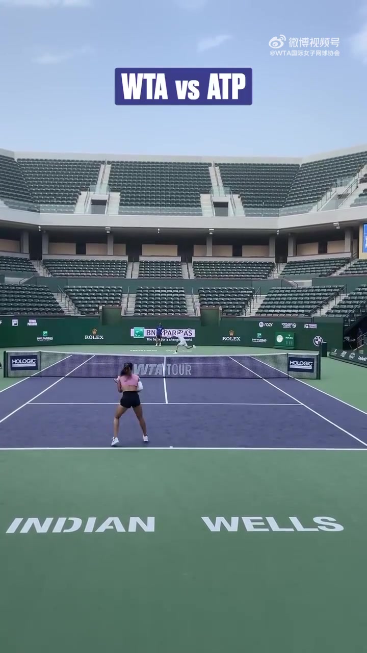 DB视讯百家乐备战印第安维尔斯网球公开赛！郑钦文和商竣程进行合练