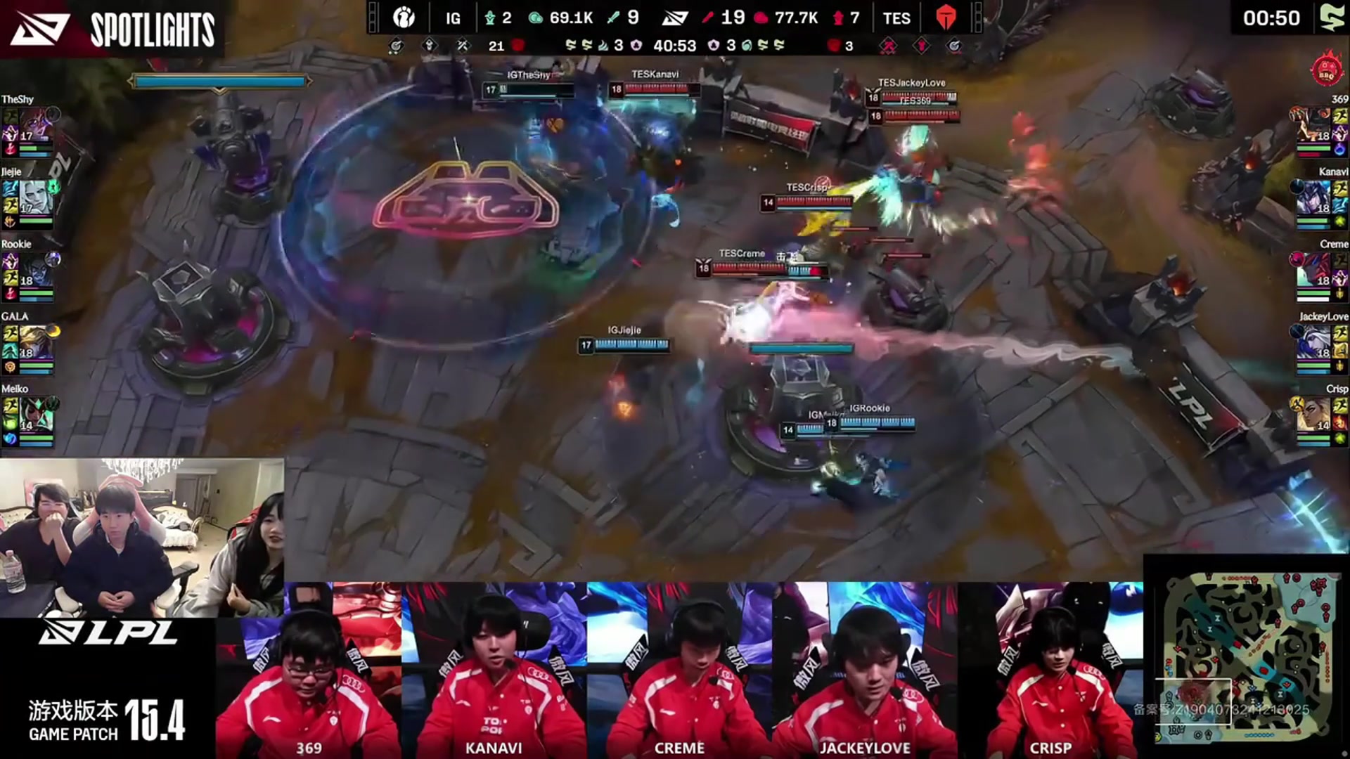 DB官网在线登录入口姿态看iGvsTES队内语音 刘青松喊话猴子怎么打！直接让其没绷住