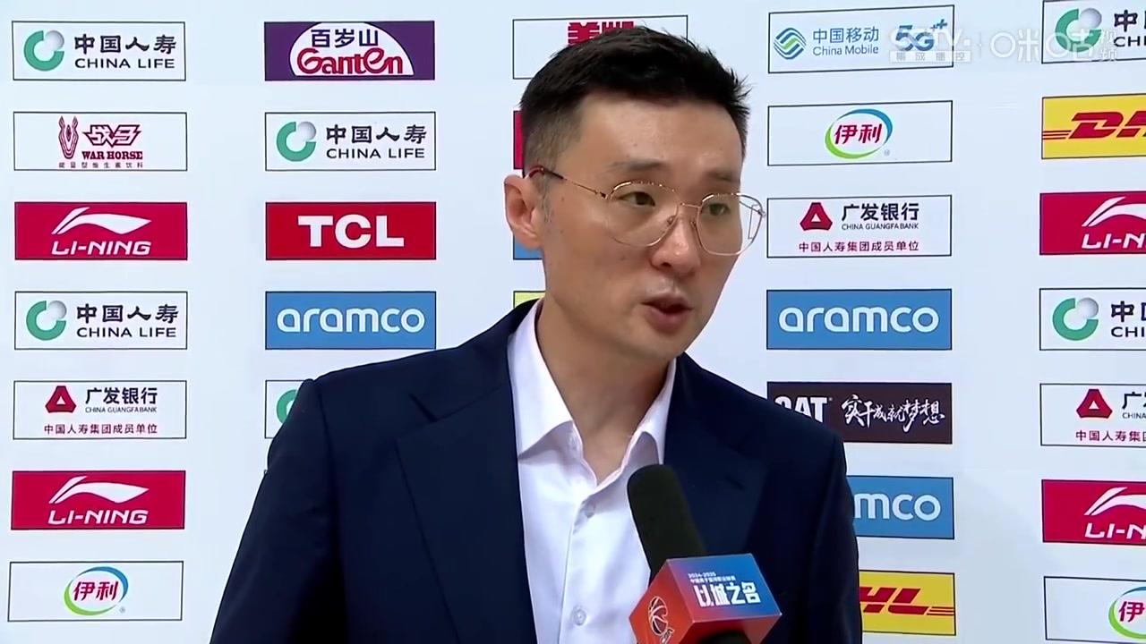 DB视讯官网刘炜：取胜关键是最后的执行力 防守变化和进攻的主动性做得不错